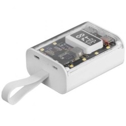 Powerbank 10000mAh Mars Gaming MPK-10K- 22.5W- Blanca