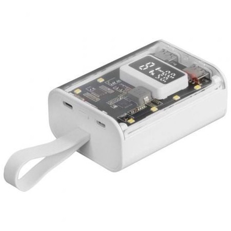 Powerbank 10000mAh Mars Gaming MPK-10K- 22.5W- Blanca