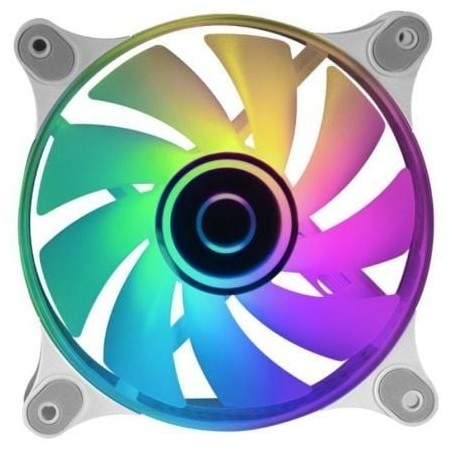 Ventilador Mars Gaming MF-3D- 12cm- ARGB- Blanco