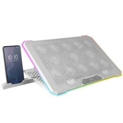 Soporte Refrigerante Mars Gaming MNBC13 para Portátiles hasta 17'- Iluminación LED