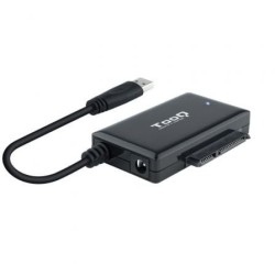 Adaptador para Discos Duros 2.5'-3.5' Tooq TQHDA-01A- USB 3.0 Macho - SATA