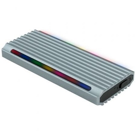 Caja Externa para Disco SSD M.2 NVMe TooQ TQE-2221G- USB 3.1 Gen2- Sin tornillos