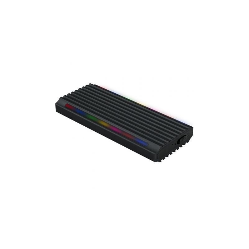 Caja Externa para Disco SSD M.2 NVMe TooQ TQE-2222B- USB 3.1 Gen2- Sin tornillos