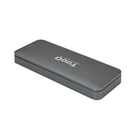 Caja Externa para Disco SSD M.2 SATA TooQ TQE-2281G- USB 3.0- Sin tornillos