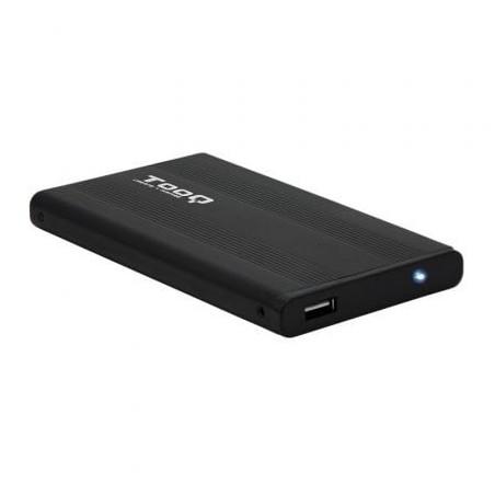 Caja Externa para Disco Duro de 2.5' TooQ TQE-2510B- USB 2.0