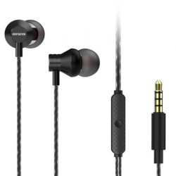 Auriculares Intrauditivos Aiwa ESTM-50BK- con Micrófono- Jack 3.5- Negro