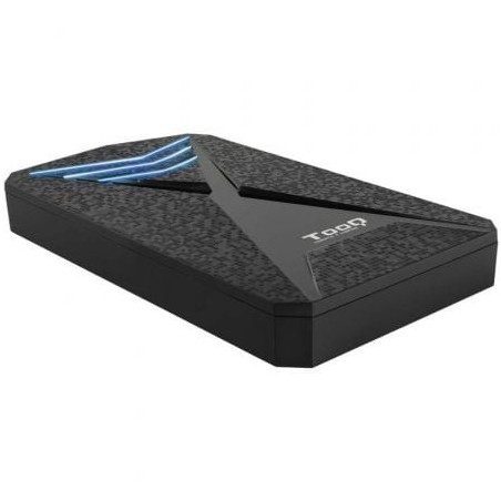 Caja Externa Gaming para Disco Duro de 2.5' TooQ TQE-2550BL- USB 3.1- Sin tornillos