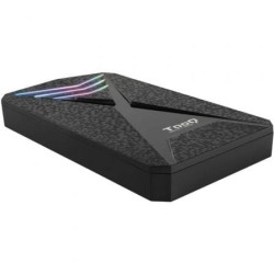 Caja Externa Gaming para Disco Duro de 2.5' TooQ TQE-2550RGB- USB 3.1- Sin tornillos