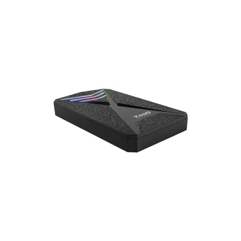 Caja Externa Gaming para Disco Duro de 2.5' TooQ TQE-2550RGB- USB 3.1- Sin tornillos