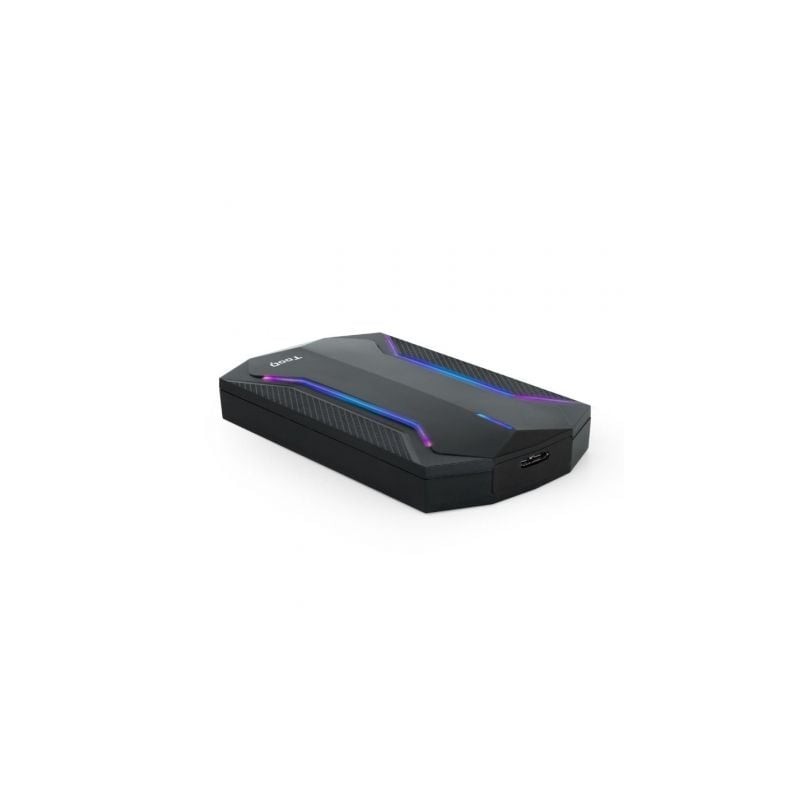 Caja Externa Gaming para Disco Duro de 2.5' TooQ TQE-2599RGB- USB 3.1- Sin tornillos