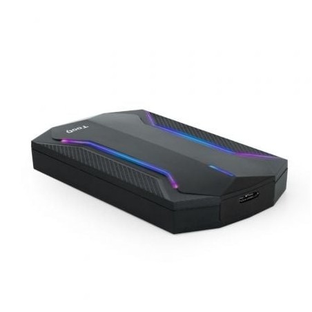 Caja Externa Gaming para Disco Duro de 2.5' TooQ TQE-2599RGB- USB 3.1- Sin tornillos