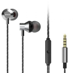 Auriculares Intrauditivos Aiwa ESTM-50SL- con Micrófono- Jack 3.5- Plateados