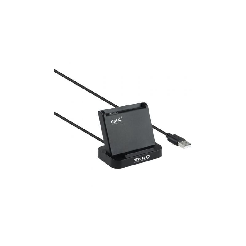 Lector de DNI TooQ TQR-220B- USB 2.0- Negro