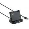 Lector de DNI TooQ TQR-220B- USB 2.0- Negro