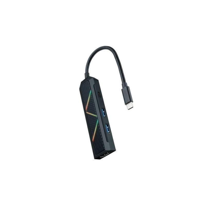 Docking USB Tipo-C Nanocable 10.16.0401- 2xUSB- 1xUSB Tipo-C PD- 1xHDMI