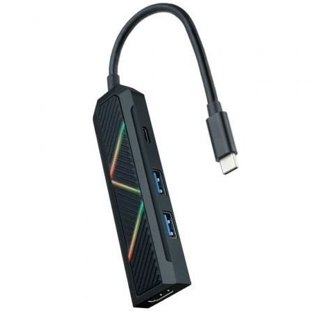 Docking USB Tipo-C Nanocable 10.16.0401- 2xUSB- 1xUSB Tipo-C PD- 1xHDMI