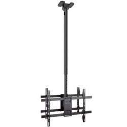 Soporte de Techo Giratorio- Inclinable- Nivelable TooQ LPCE2286TSLI-XL-B para 2 TV de 43-86'- hasta 100kg