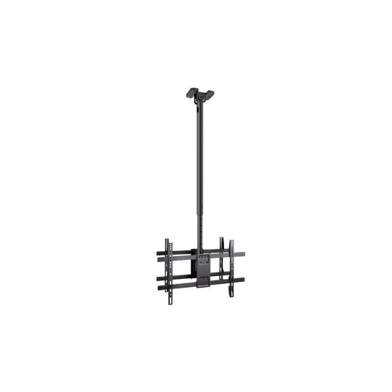 Soporte de Techo Giratorio- Inclinable- Nivelable TooQ LPCE2286TSLI-XL-B para 2 TV de 43-86'- hasta 100kg