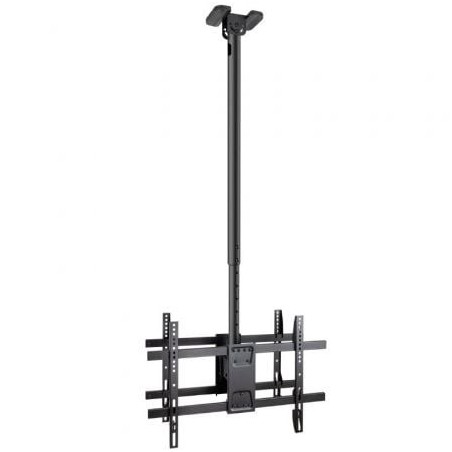 Soporte de Techo Giratorio- Inclinable- Nivelable TooQ LPCE2286TSLI-XL-B para 2 TV de 43-86'- hasta 100kg