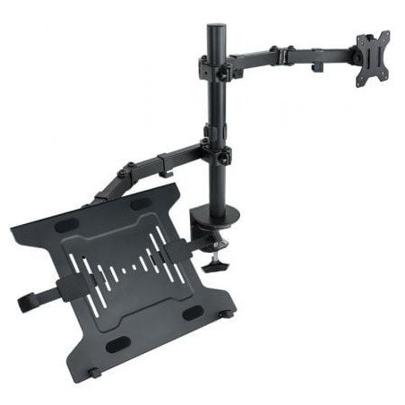 Soporte de Mesa Orientable- Inclinable Tooq DB1200TN-B para TV y Portátil de 13-32'