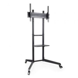 Soporte de Suelo Inclinable con Ruedas TooQ FS1170M-B para TV de 37-70'- hasta 50kg