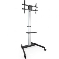 Soporte de Suelo Inclinable- Ajustable con Ruedas TooQ FS1886M-B para TV de 37-86'- hasta 50kg
