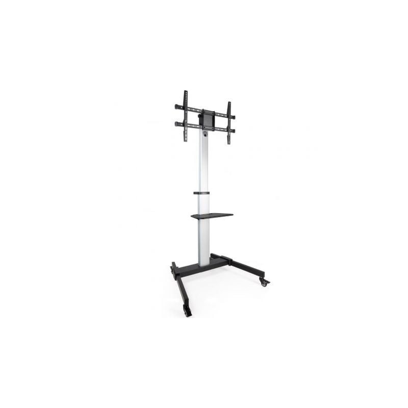 Soporte de Suelo Inclinable- Ajustable con Ruedas TooQ FS1886M-B para TV de 37-86'- hasta 50kg