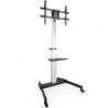 Soporte de Suelo Inclinable- Ajustable con Ruedas TooQ FS1886M-B para TV de 37-86'- hasta 50kg