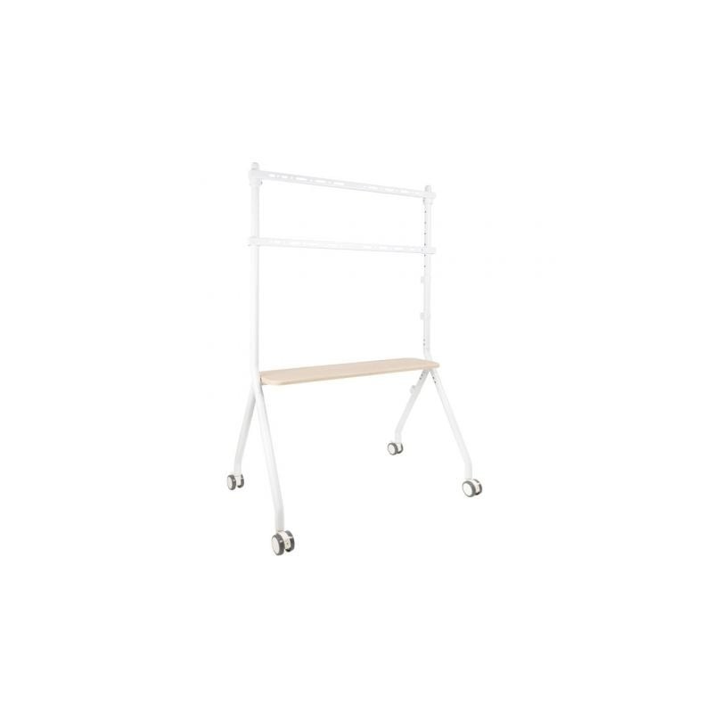 Soporte de Suelo con Ruedas TooQ iLOVE FS20207M-W para TV de 49-80'- hasta 50kg
