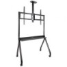 Soporte de Suelo con Ruedas TooQ FS20208M-B para TV de 55-100'- hasta 120kg