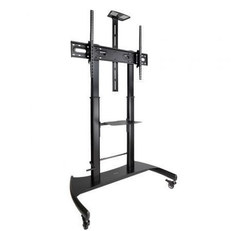 Soporte de Suelo con Ruedas Inclinable- Nivelable TooQ FS20404HM-B para TV de 60-100'- hasta 100kg