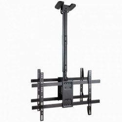 Soporte de Techo Giratorio- Inclinable- Nivelable TooQ LPCE2286TSLI-B para 2 TV de 43-86'- hasta 100kg