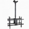 Soporte de Techo Giratorio- Inclinable- Nivelable TooQ LPCE2286TSLI-B para 2 TV de 43-86'- hasta 100kg