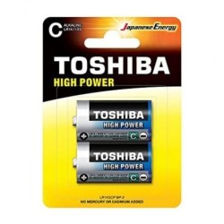 Pack de 2 Pilas C 2 Toshiba LR14- 1.5V- Alcalinas