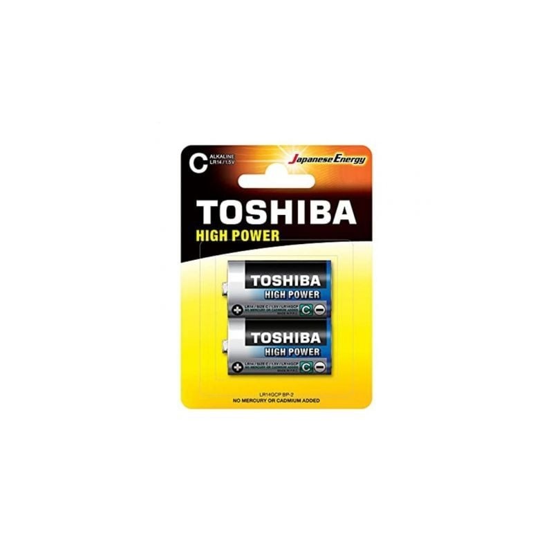 Pack de 2 Pilas C 2 Toshiba LR14- 1.5V- Alcalinas