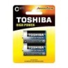 Pack de 2 Pilas C 2 Toshiba LR14- 1.5V- Alcalinas