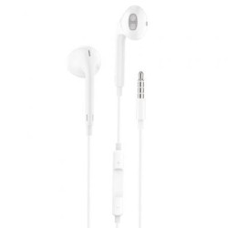 Auriculares Intrauditivos Tech One Tech earTECH TEC1001- con Micrófono- Jack 3.5- Blancos