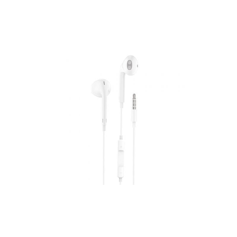 Auriculares Intrauditivos Tech One Tech earTECH TEC1001- con Micrófono- Jack 3.5- Blancos