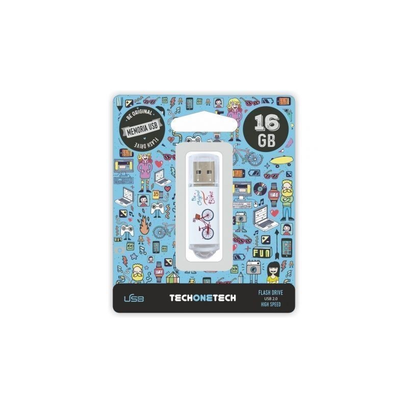 Pendrive 16GB Tech One Tech Be Bike USB 2.0
