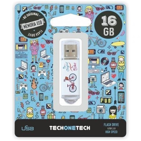 Pendrive 16GB Tech One Tech Be Bike USB 2.0