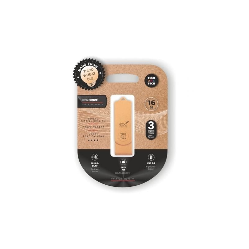 Pendrive 16GB Tech One Tech Ecotech USB 2.0