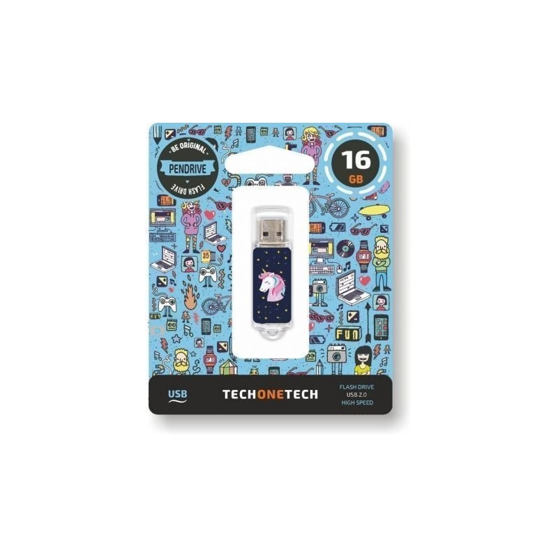 Pendrive 16GB Tech One Tech Unicornio Dream USB 2.0