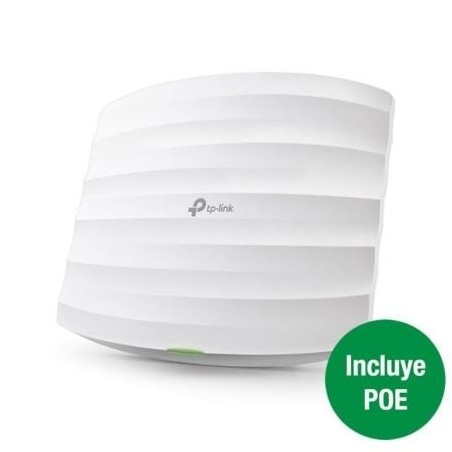 Punto de Acceso Inalámbrico TP-Link Omada EAP225 PoE 1317Mbps- 2.4GHz 5GHz- Antenas de 5dBi- WiFi 802.11ac-n-b-g
