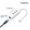 Hub USB 3.0 TP-Link UE330- 3xUSB- 1xRJ45- Blanco