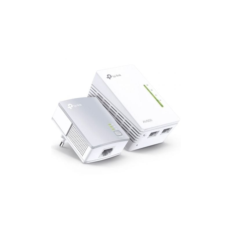 Adaptador Powerline TP-Link WPA4221KIT 600Mbps- Alcance 300m- Pack de 2