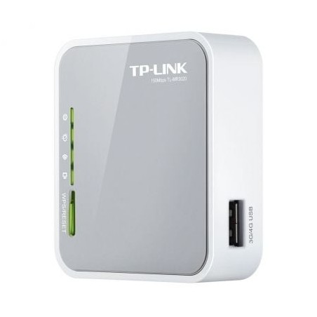 Router Inalámbrico 3G TP-Link TL-MR3020 150Mbps- 2.4GHz- 1 Antena- WiFi 802.11n-g-b