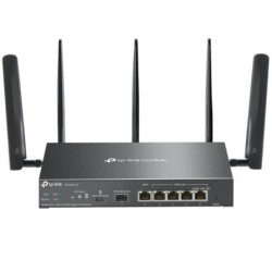 Router VPN 4G TP-Link Omada ER706W-4G- WiFi 6- 3000Mbps- 2.4GHz 5GHz- 5 Antenas- WiFi 802.1Q