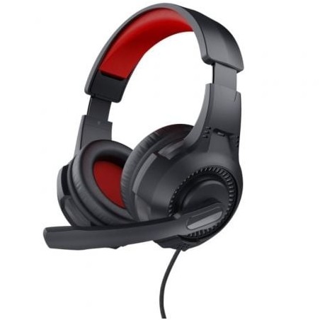Auriculares Gaming con Micrófono Trust Gaming 24785- Jack 3.5- Rojos y Negros