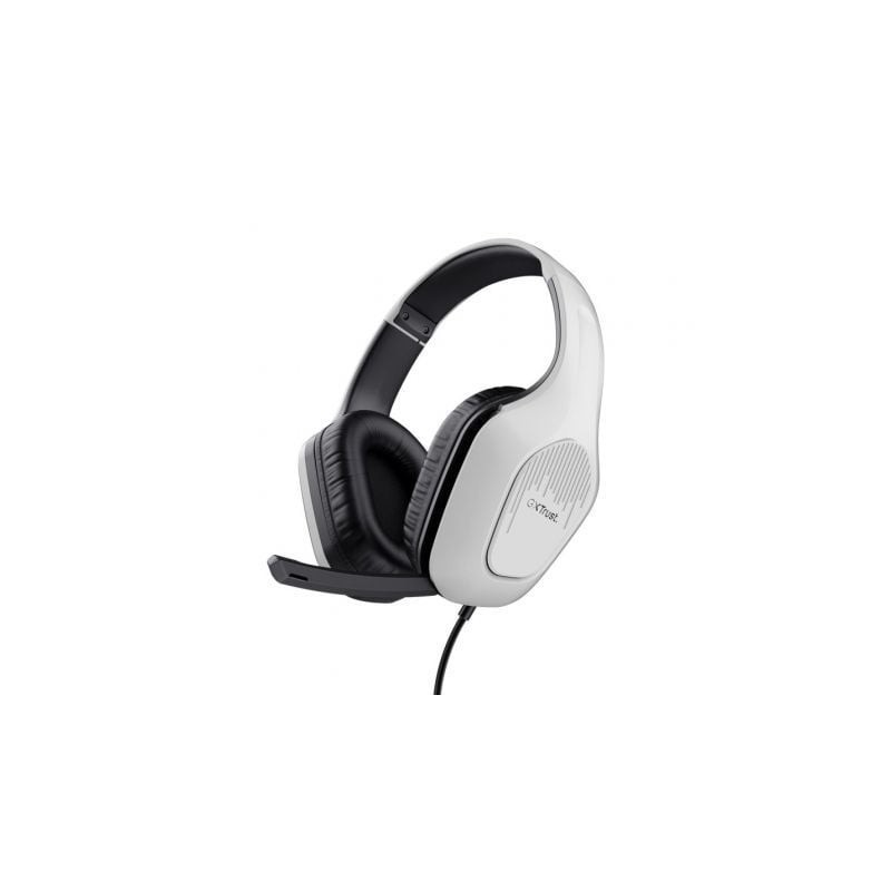 Auriculares Gaming con Micrófono Trust Gaming GXT 415 Zirox PS5- Jack 3.5- Blancos