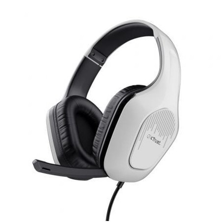 Auriculares Gaming con Micrófono Trust Gaming GXT 415 Zirox- Jack 3.5- Blancos